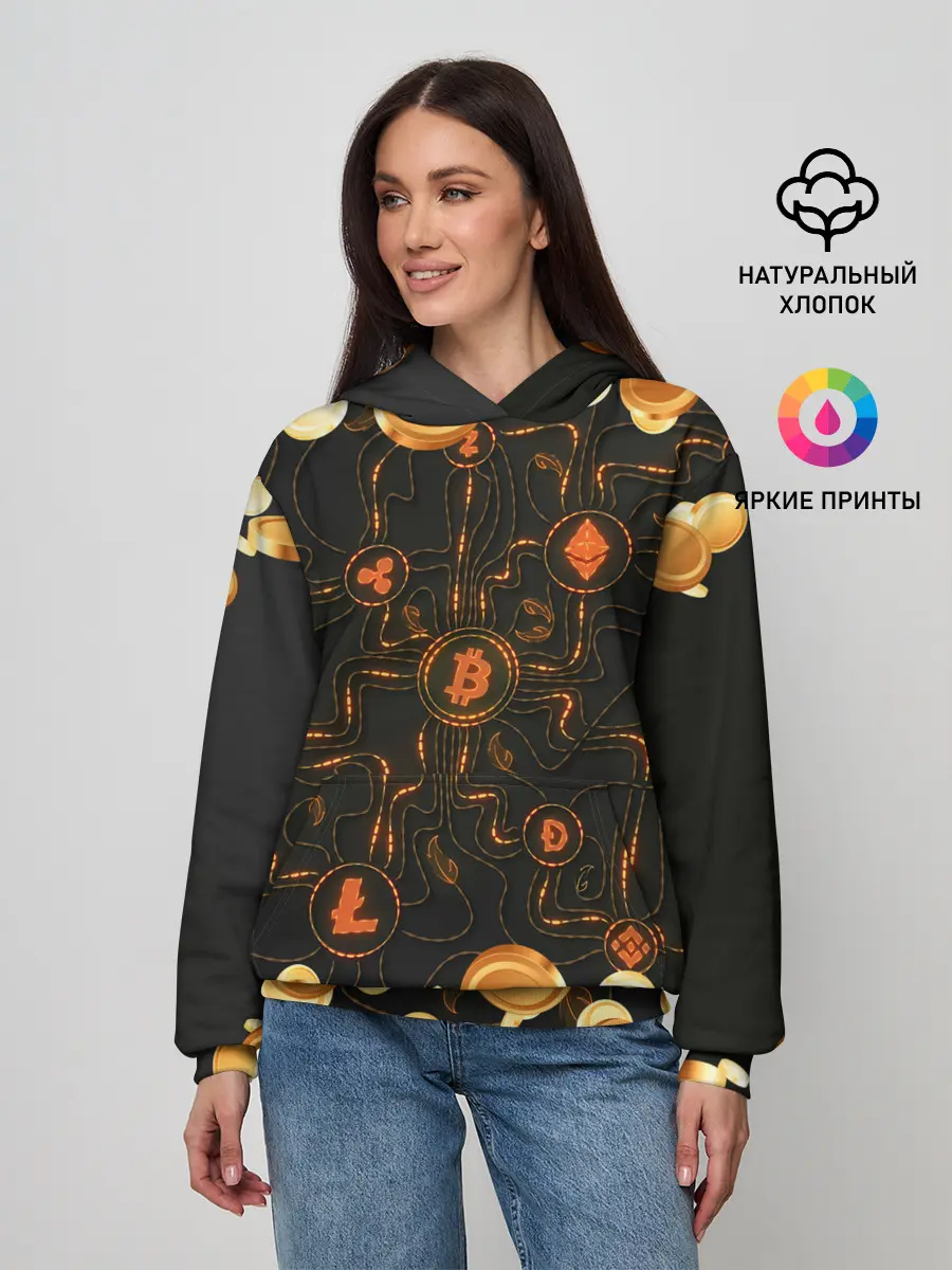 Женское худи / Криптовалюта | Crypto
