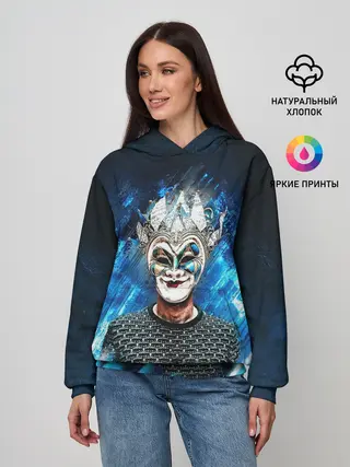 Женское худи / Boris Brejcha Blue