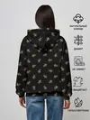 Женское худи / Золотые пчелы паттерн