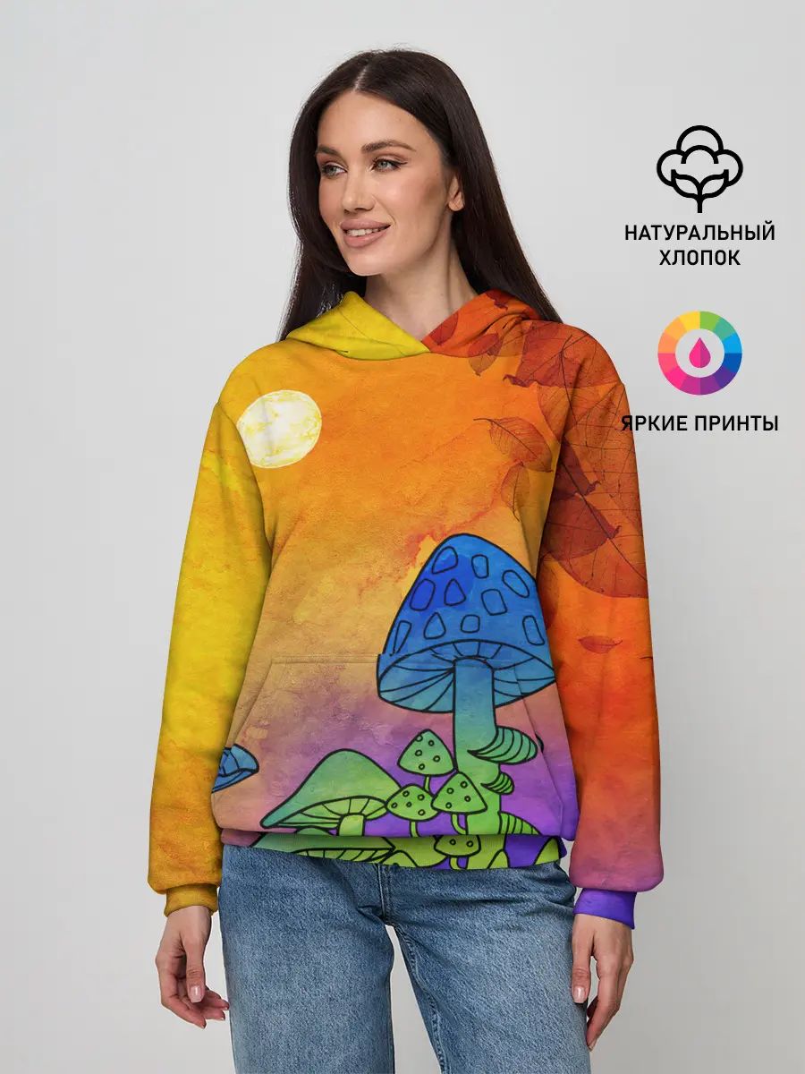 Женское худи / Заколдованный лес