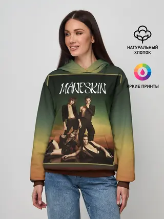Женское худи / Maneskin в лучах заката