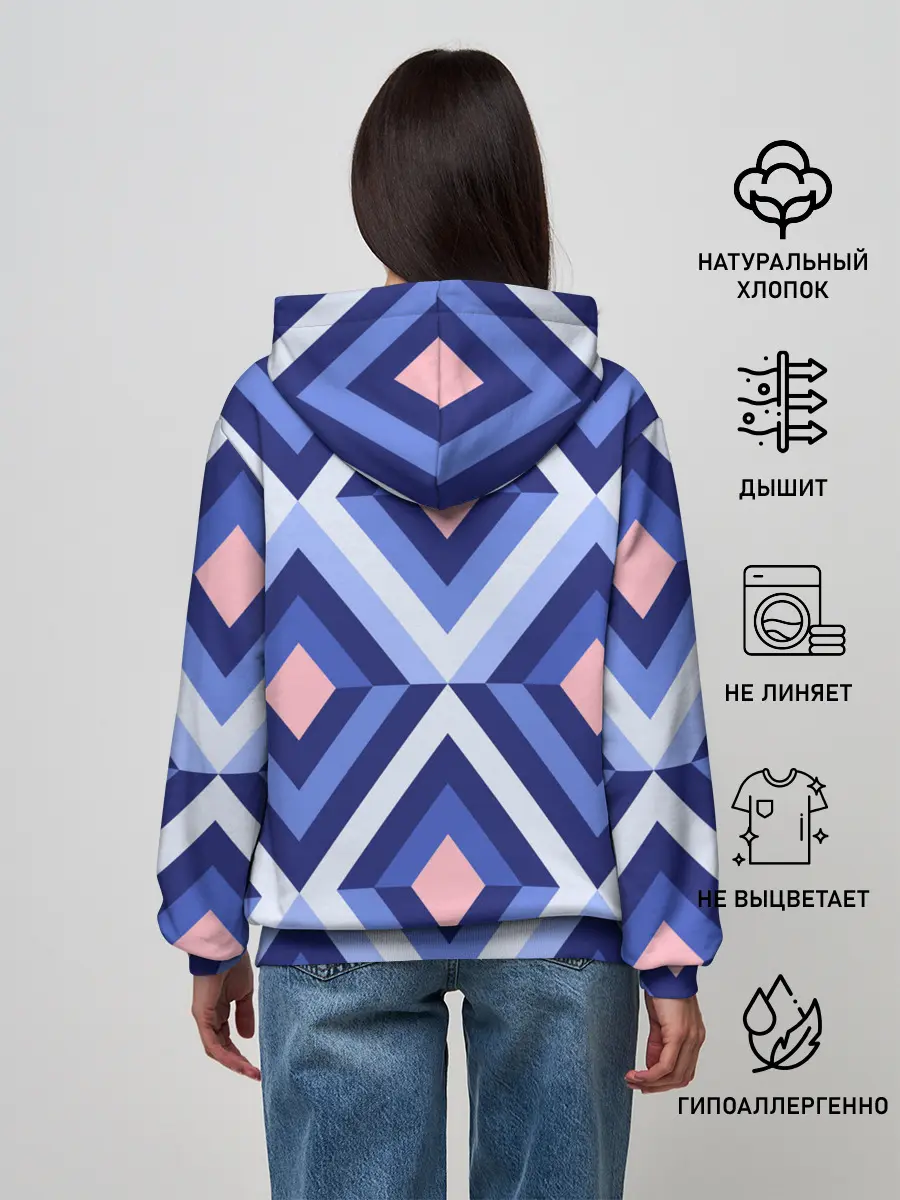 Женское худи / узор