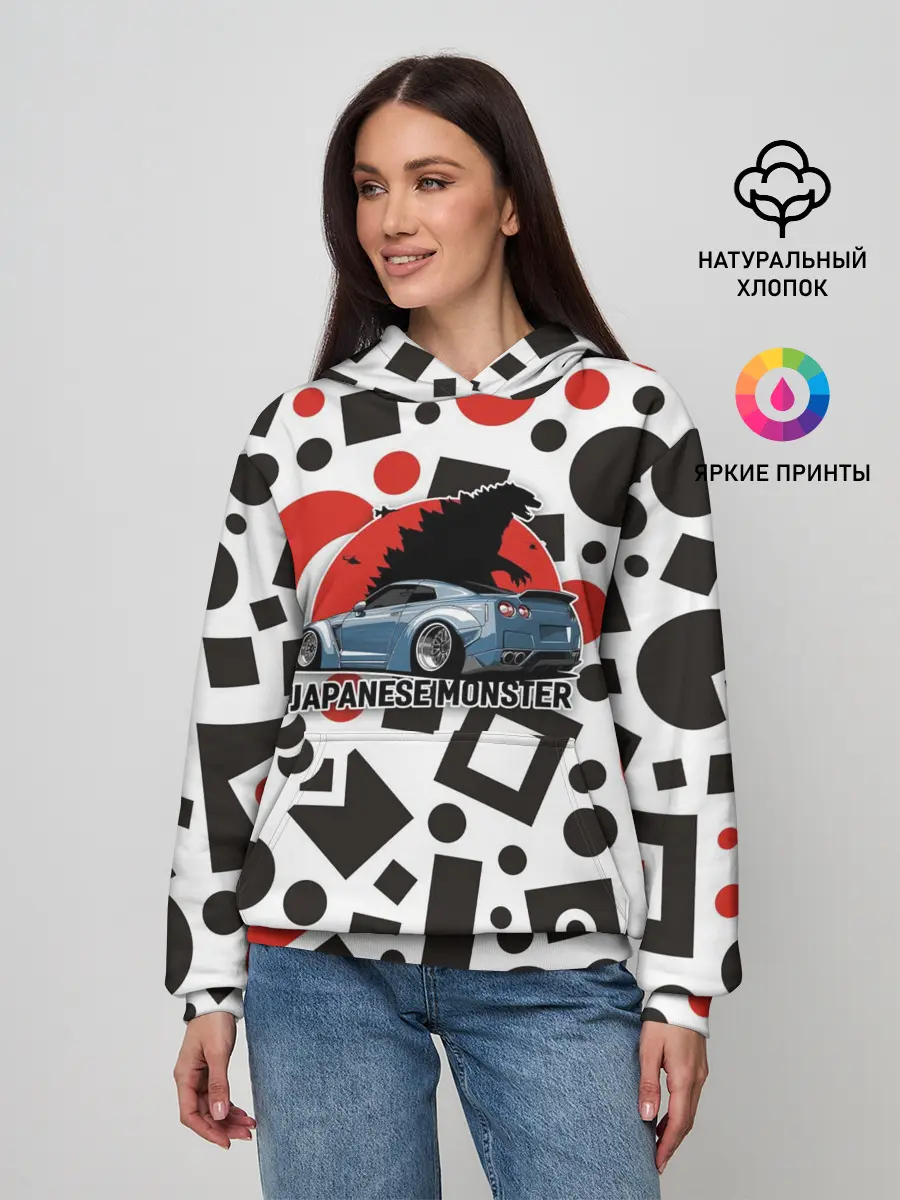 Женское худи / Японские Монстры