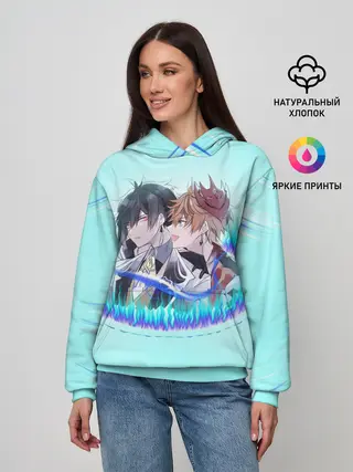 Женское худи / ГЕНШИН ИМПАКТ ТАРТАЛЬЯ ЧИЛИ