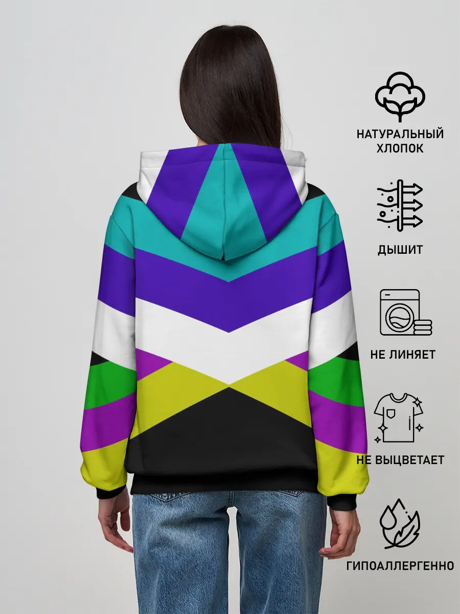 Женское худи / Полосы