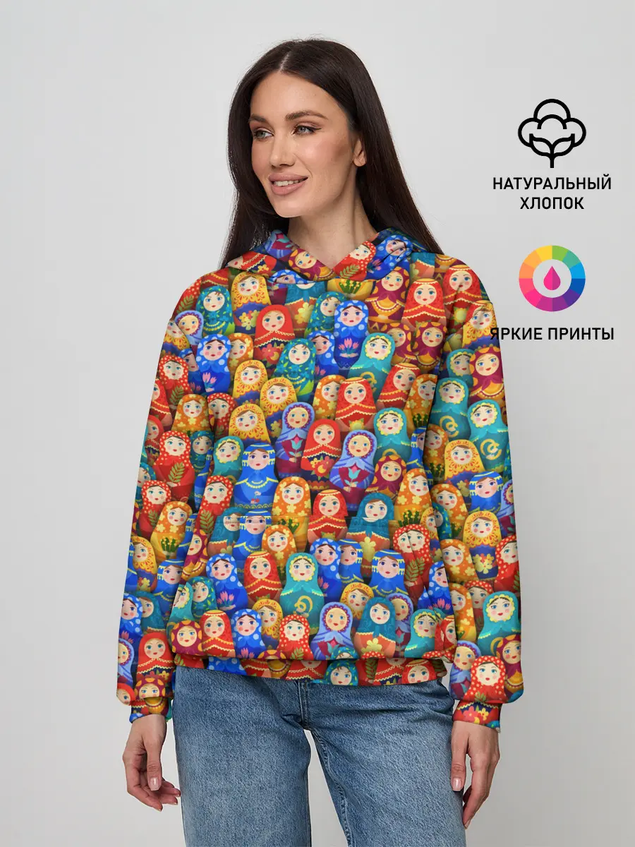 Женское худи / Матрёшки