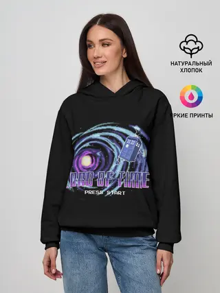 Женское худи / Doctor who 8 bit