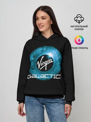 Женское худи / Virgin Galactic / Вирджин Галактик