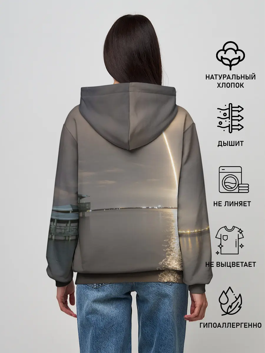 Женское худи / SpaceX Dragon 2