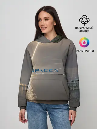 Женское худи / SpaceX Dragon 2