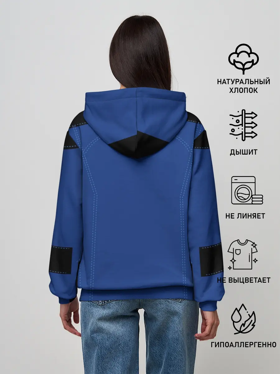 Женское худи / Blue origin. Костюм астронавта