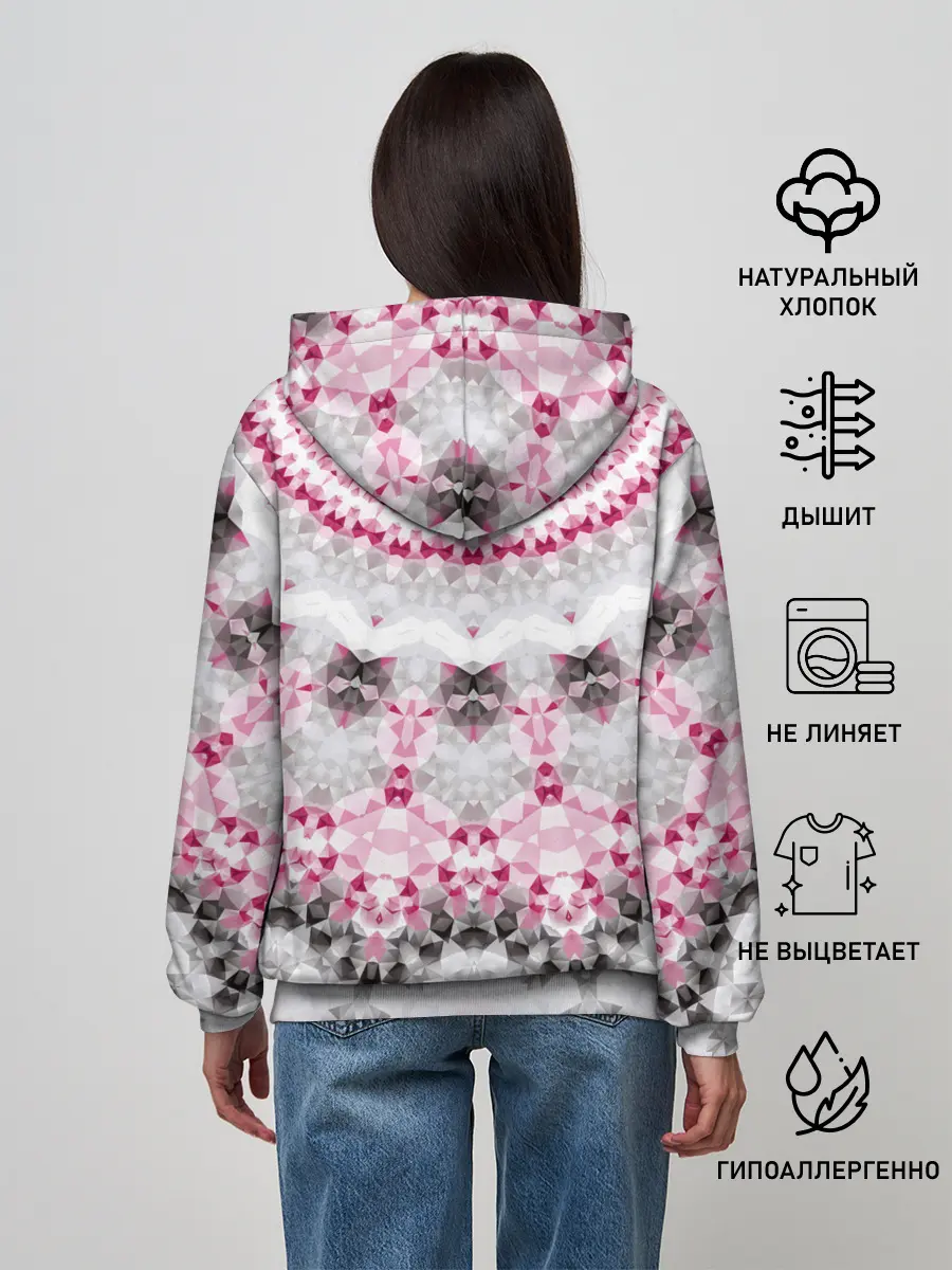 Женское худи / Абстрактный современный фон