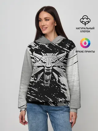 Женское худи / THE WITCHER LOGO STEEL