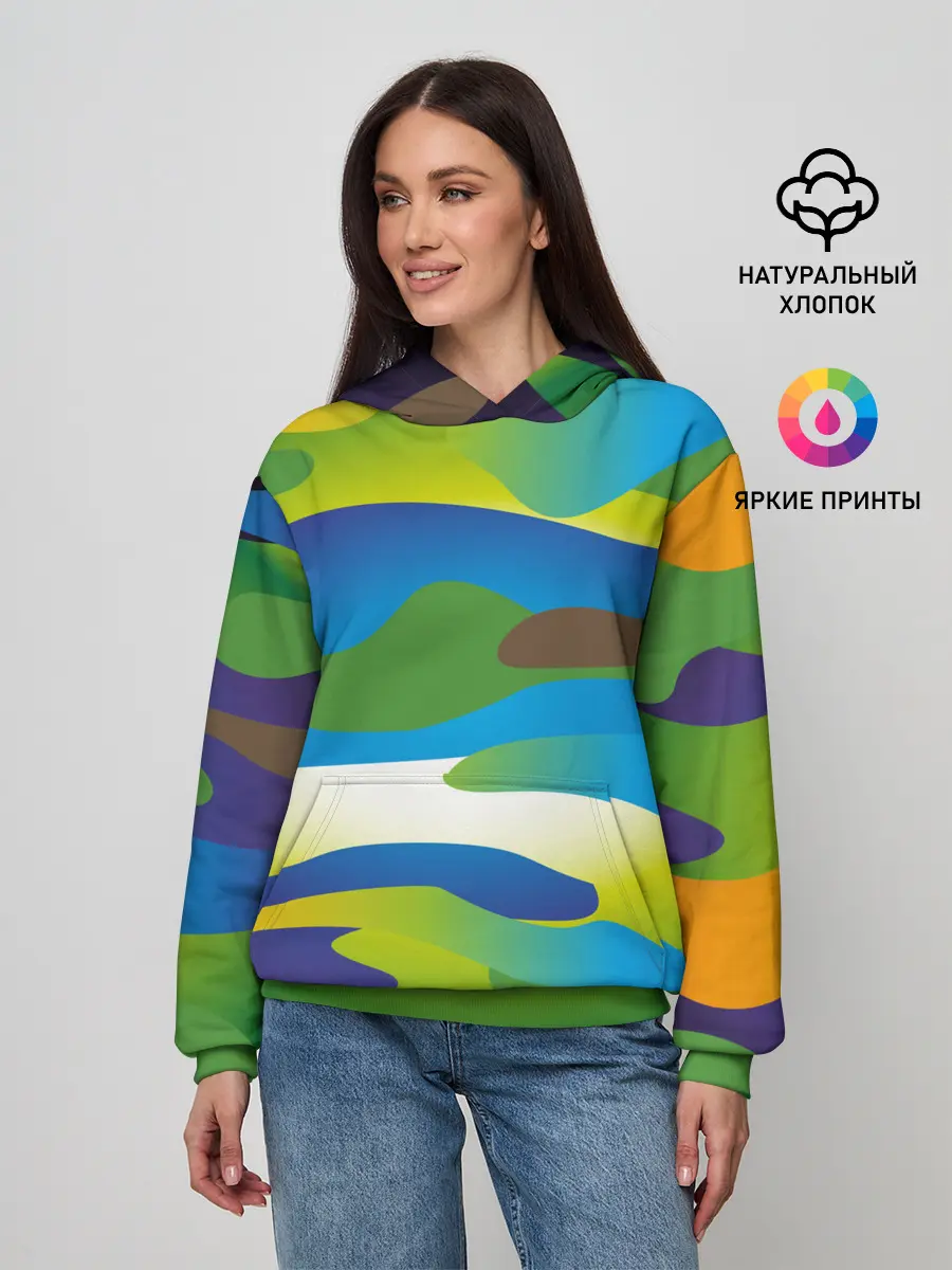 Женское худи / CAMOUFLAGE 2022