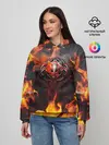 Женское худи / FIRE GEARS OF WAR | ПОСТЕР В ОГНЕ