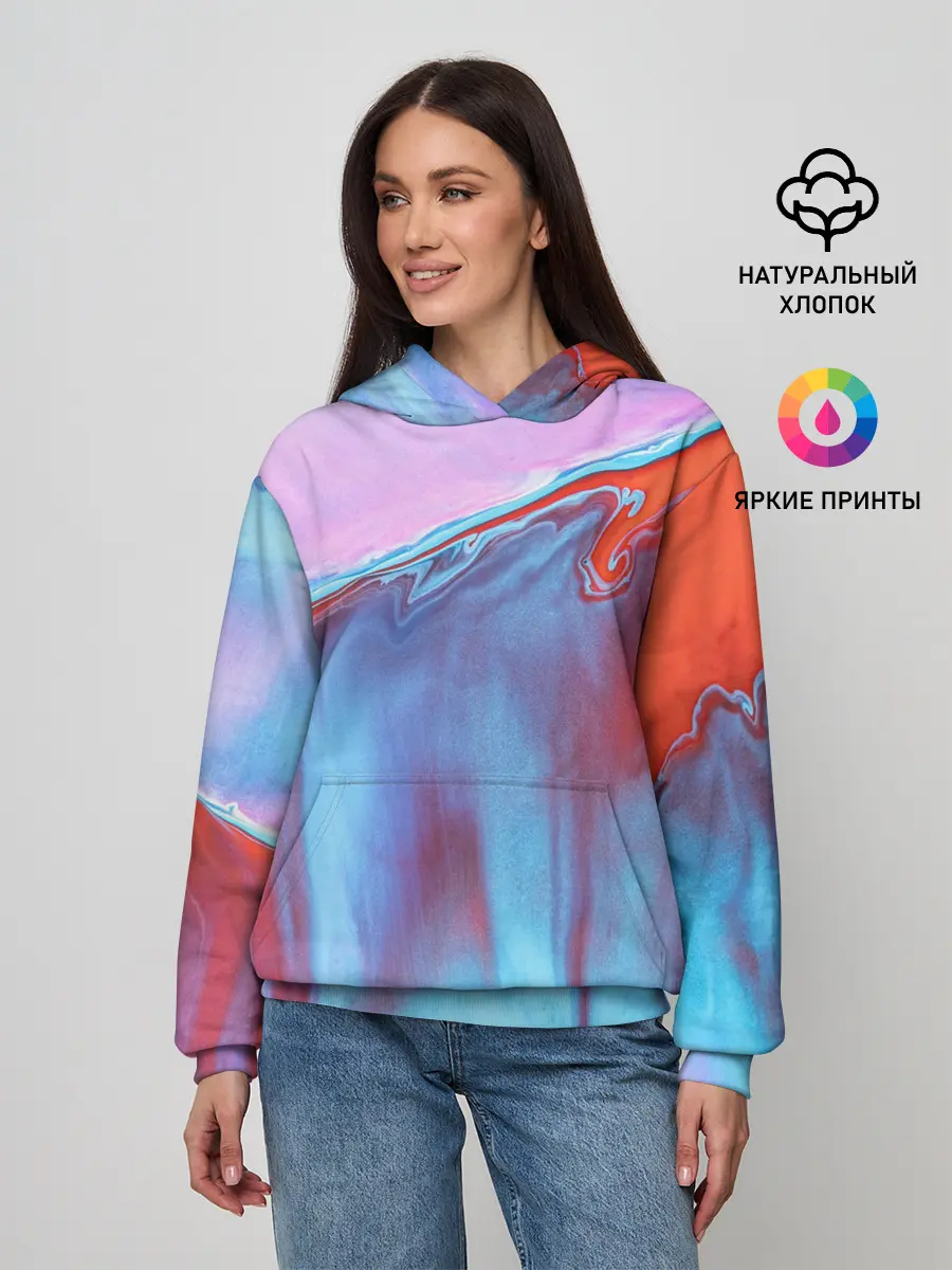 Женское худи / Вода и песок