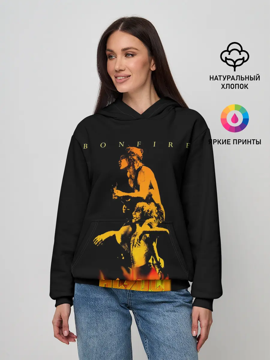 Женское худи / Bonfire AC/DC