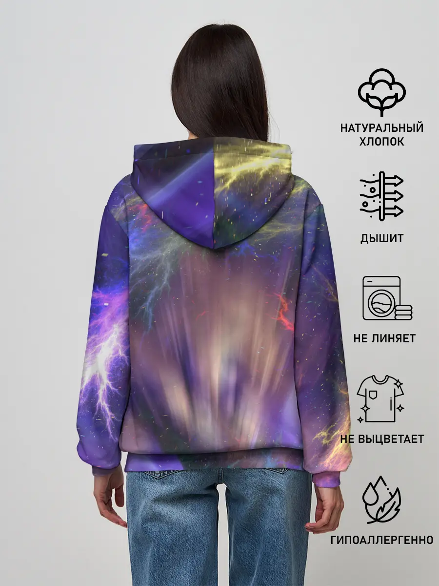 Женское худи / Ифрит | Геншин Импакт