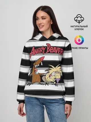 Женское худи / Крутые Бобры