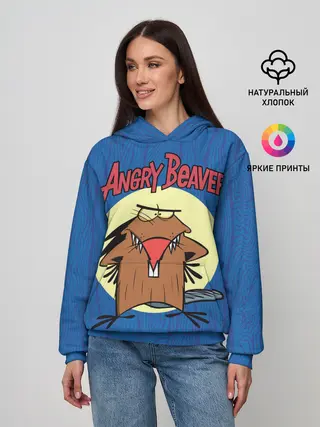 Женское худи / Крутые Бобры