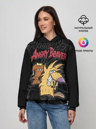 Женское худи / Крутые Бобры
