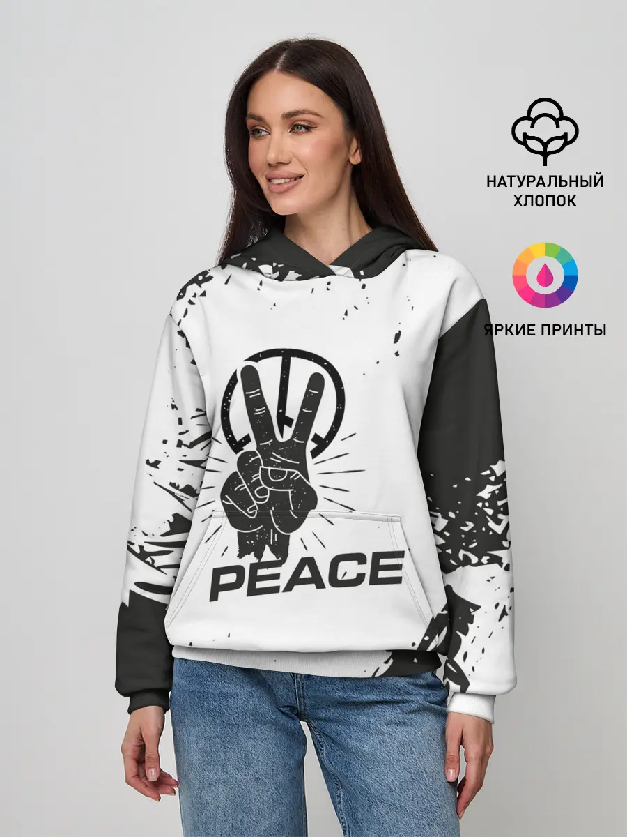 Женское худи / Peace | Мир