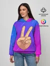 Женское худи / ВСЕМ МИР | PEACE