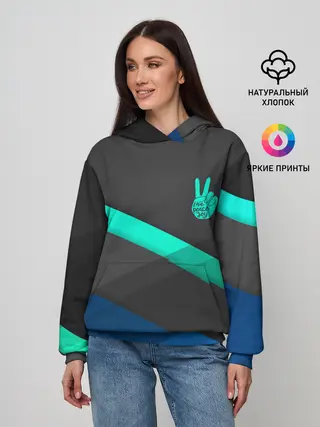 Женское худи / PEACE | ПИС | МИР