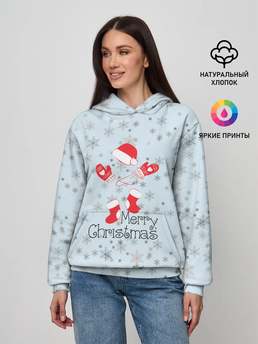 Женское худи / Рождественская метель