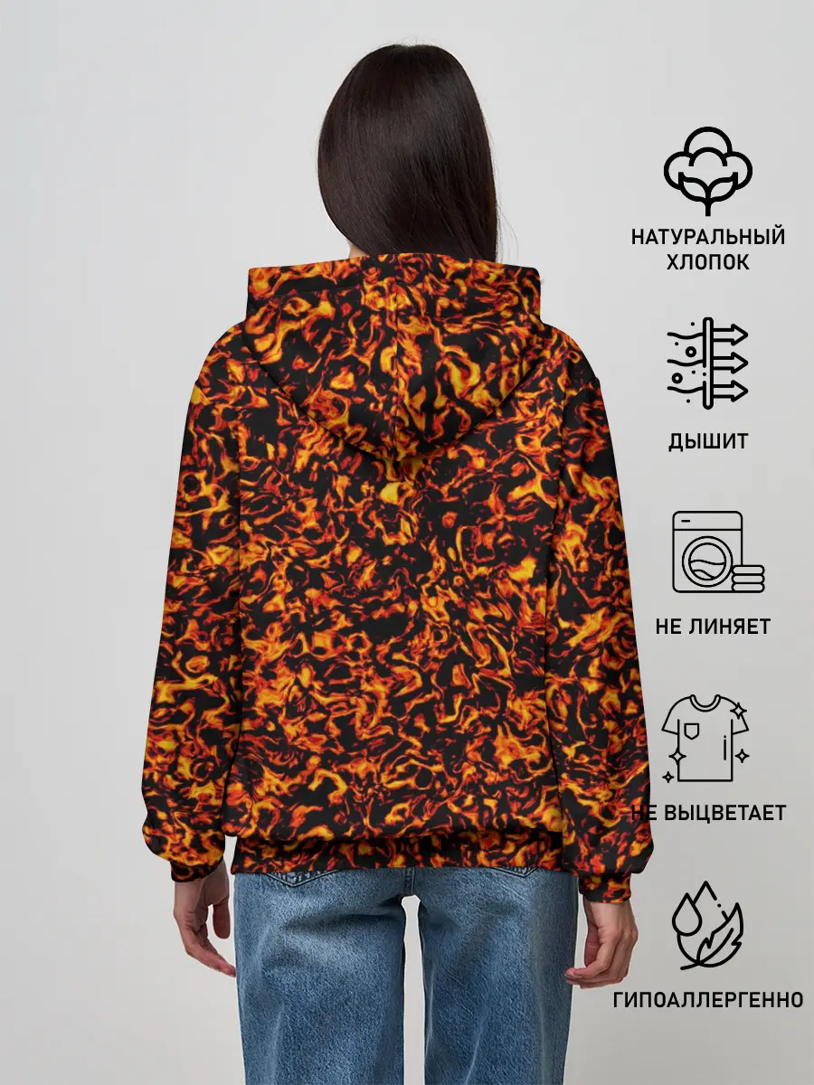 Женское худи / Лавовое расторжение