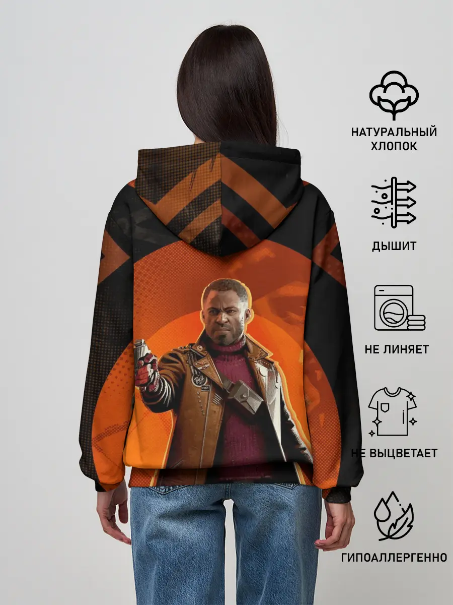 Женское худи / Кольт на фоне Джулианны