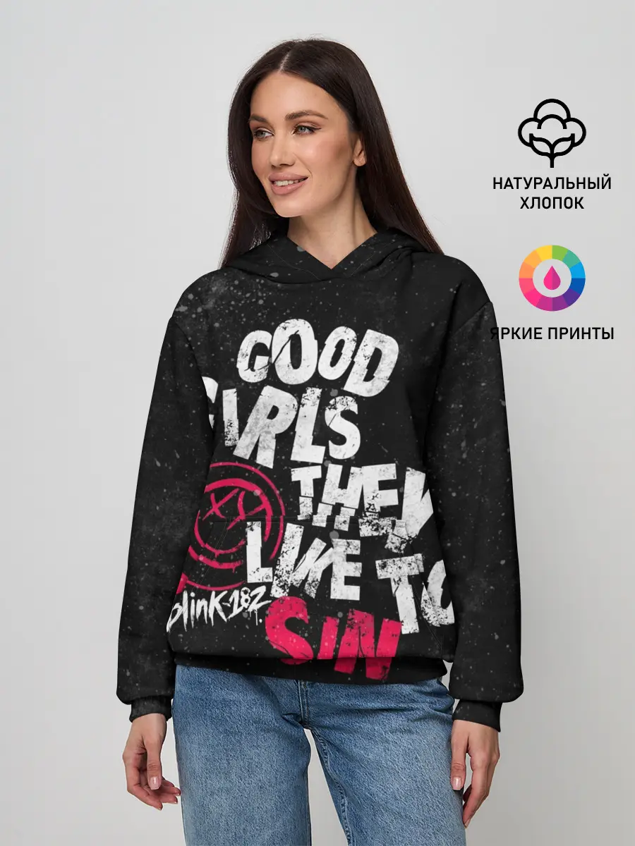 Женское худи / Blink 182, Good Girl