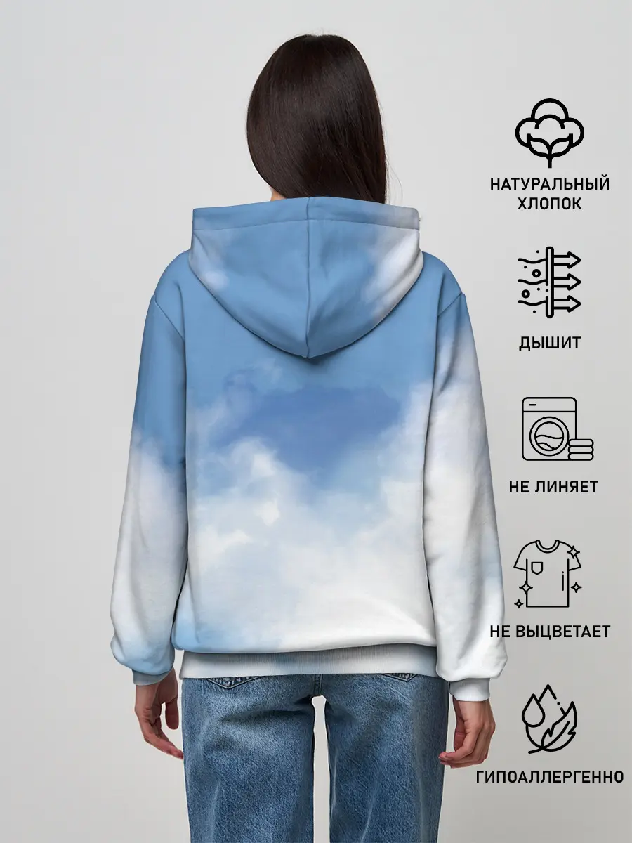 Женское худи / Воздух