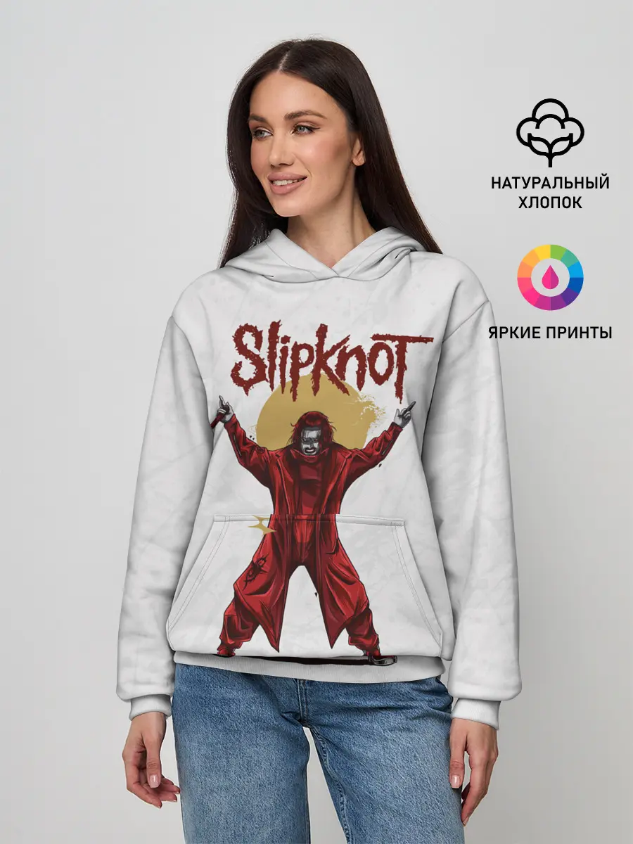 Женское худи / COREY TAYLOR | SLIPKNOT | СЛИПКНОТ