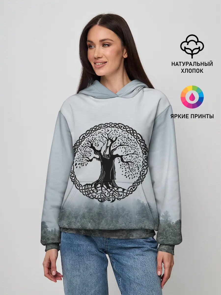 Женское худи / Иггдрасиль | Yggdrasil