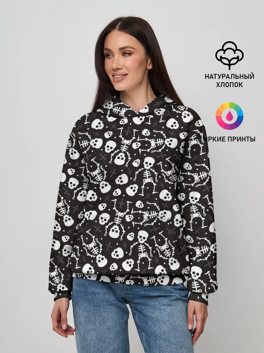 Женское худи / Скелеты