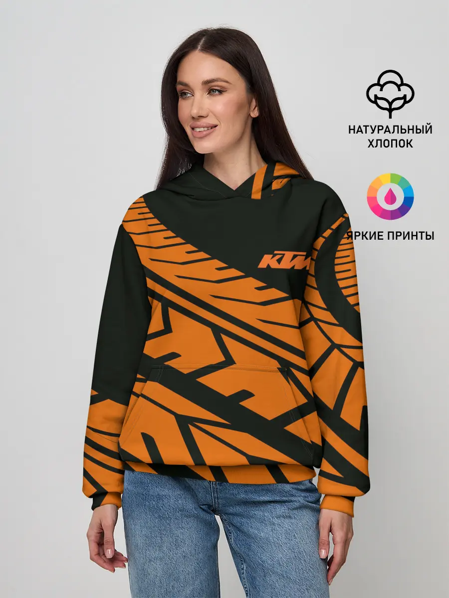 Женское худи / ORANGE KTM | КТМ