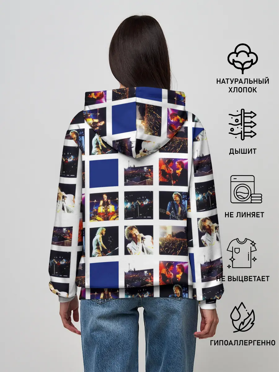 Женское худи / The Crush Tour - Bon Jovi