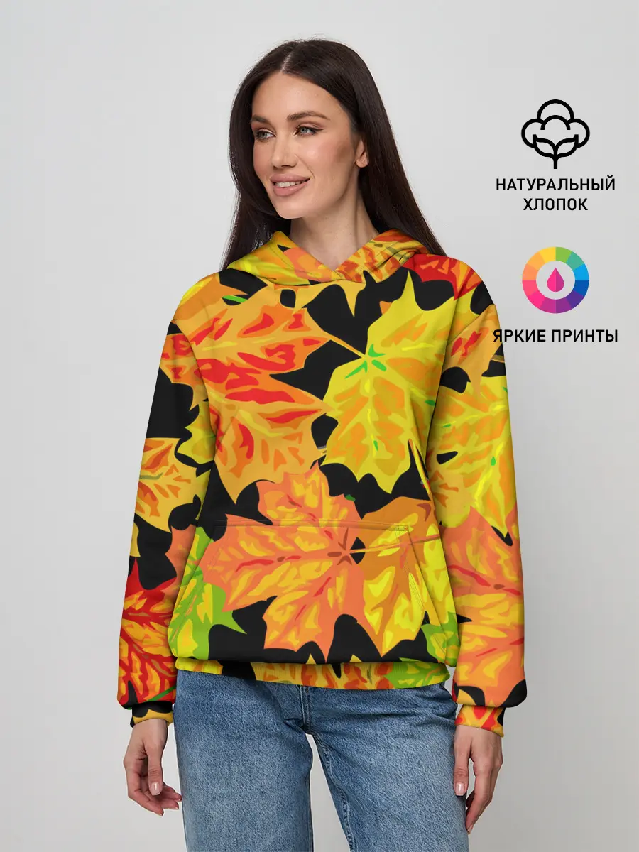 Женское худи / LEAF FALL / AUTUMN