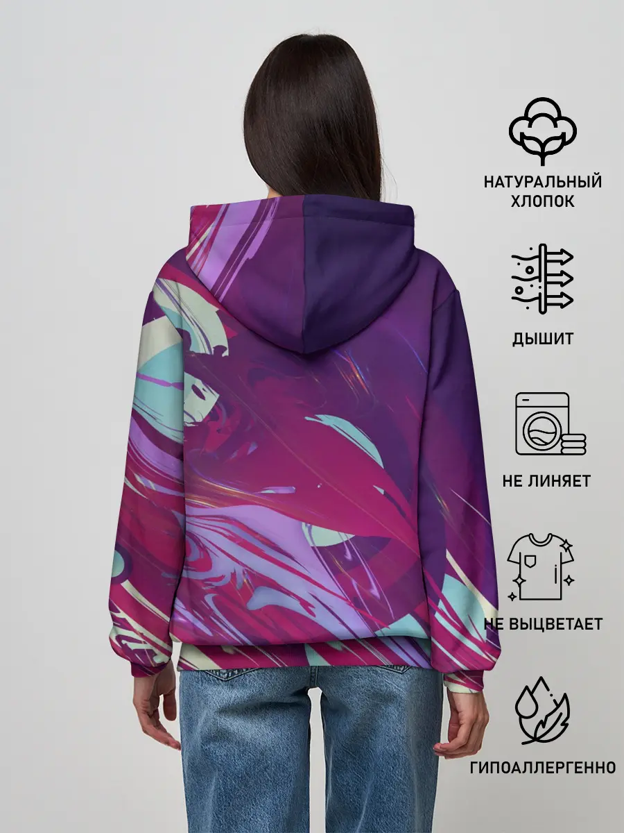 Женское худи / Мощный градиент