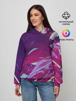 Женское худи / Мощный градиент