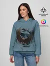 Женское худи / ОРЕЛ СКВОЗЬ ТКАНЬ