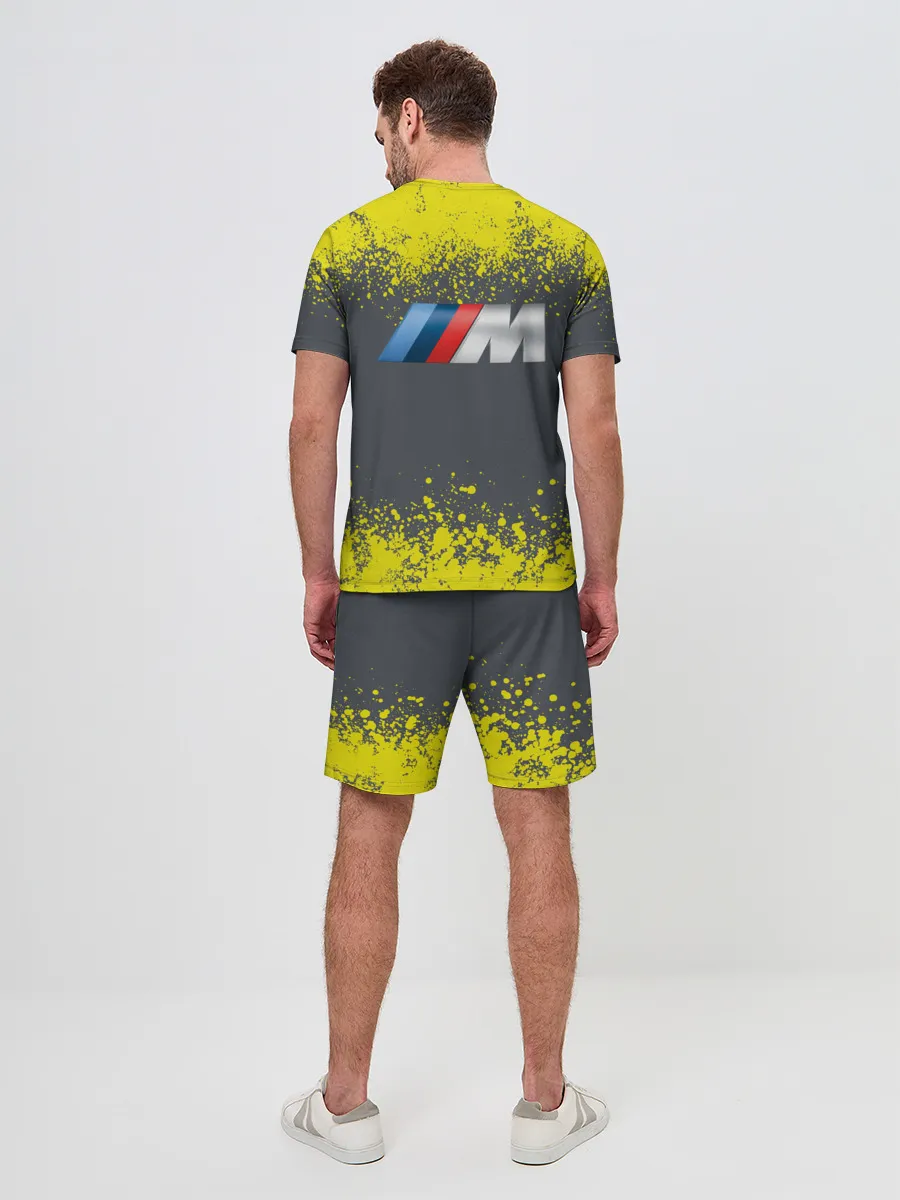 Мужской костюм с шортами / БМВ | ЖЕЛТЫЙ ПЕРФОРМАНС