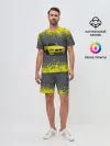 Мужской костюм с шортами / БМВ | ЖЕЛТЫЙ ПЕРФОРМАНС