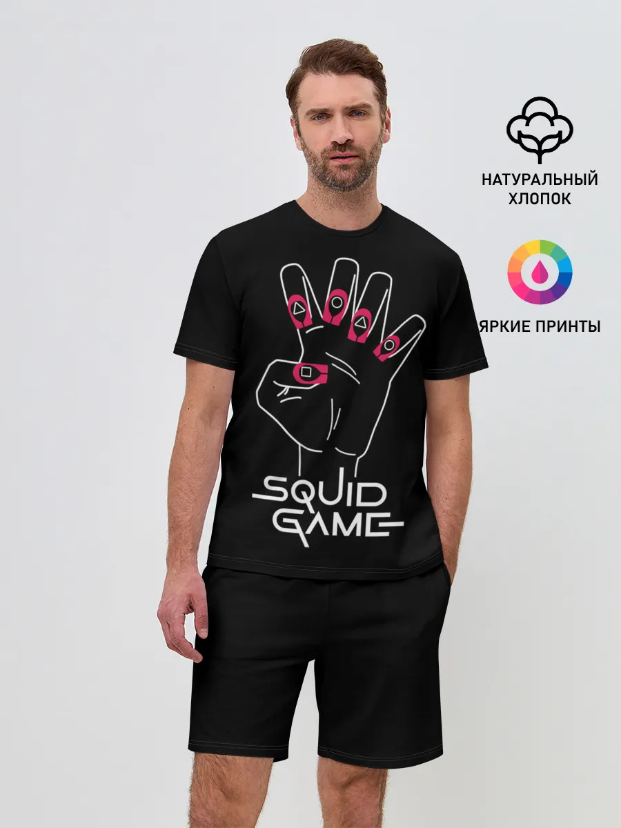 Мужской костюм с шортами / Hand of player 001