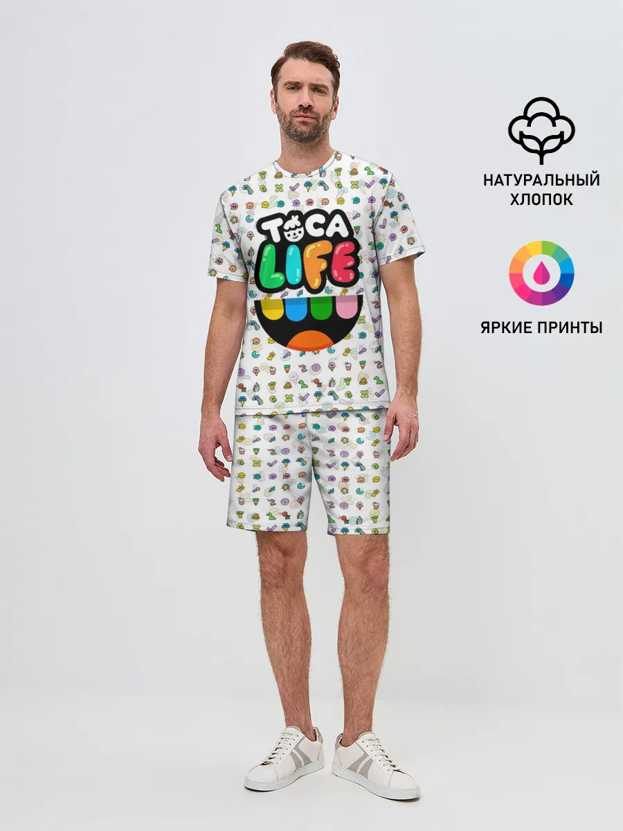 Мужской костюм с шортами / Toca Boca | Тока Бока | Паттерн