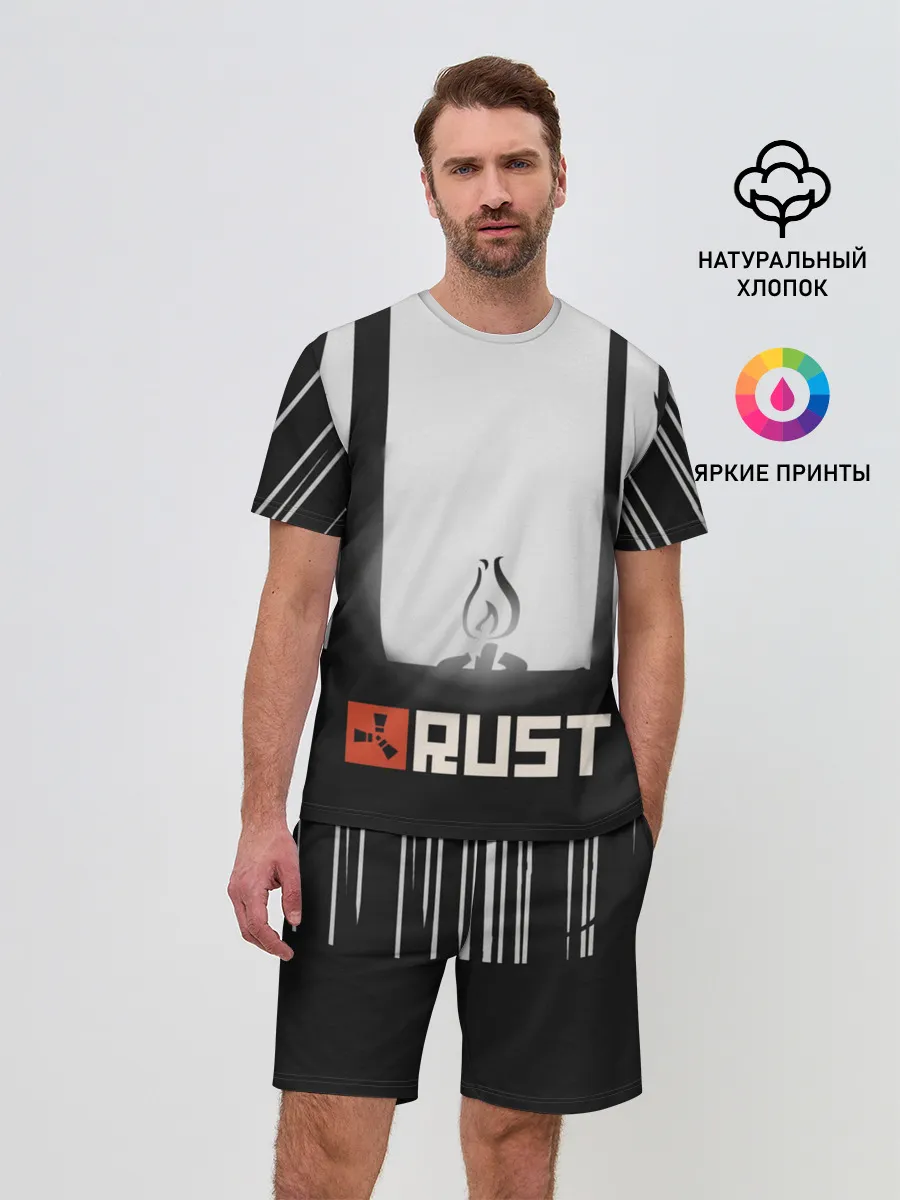 Мужской костюм с шортами / Огонёк из Раста