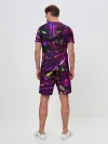 Мужской костюм с шортами / Фиолетовый бриллиант