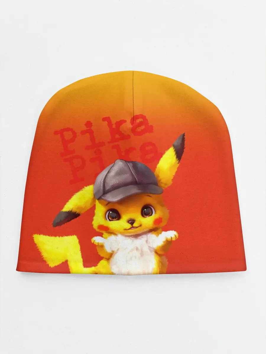 Детская шапка / Пика - пика оранжевый