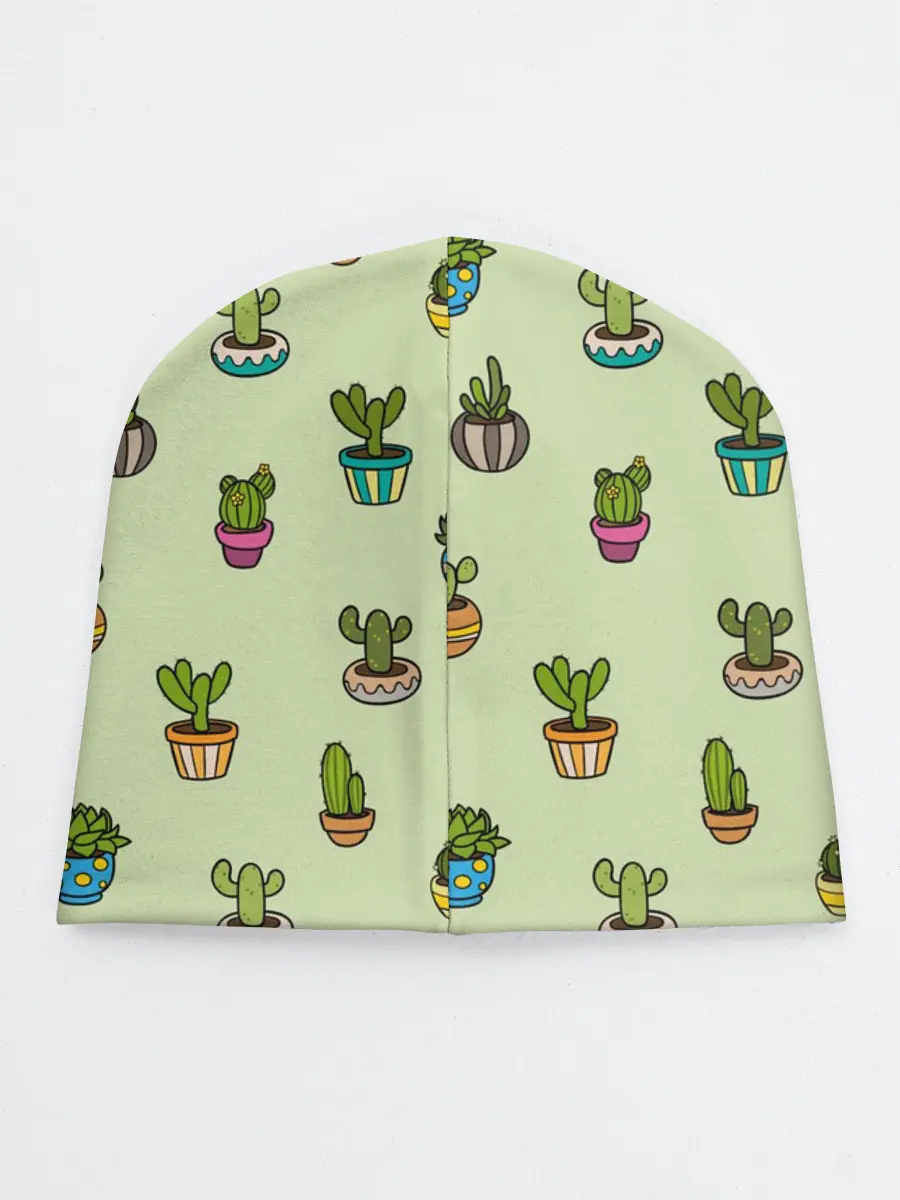 Детская шапка / Веселый кактус